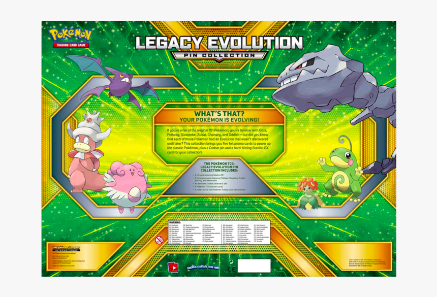 Sun & Moon Legacy Evolution Pin Collection Box - Pokemon Steelix, HD Png Download, Free Download