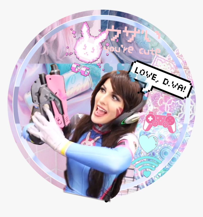 #sssniperwolf #dva #overwatch - Girl, HD Png Download, Free Download