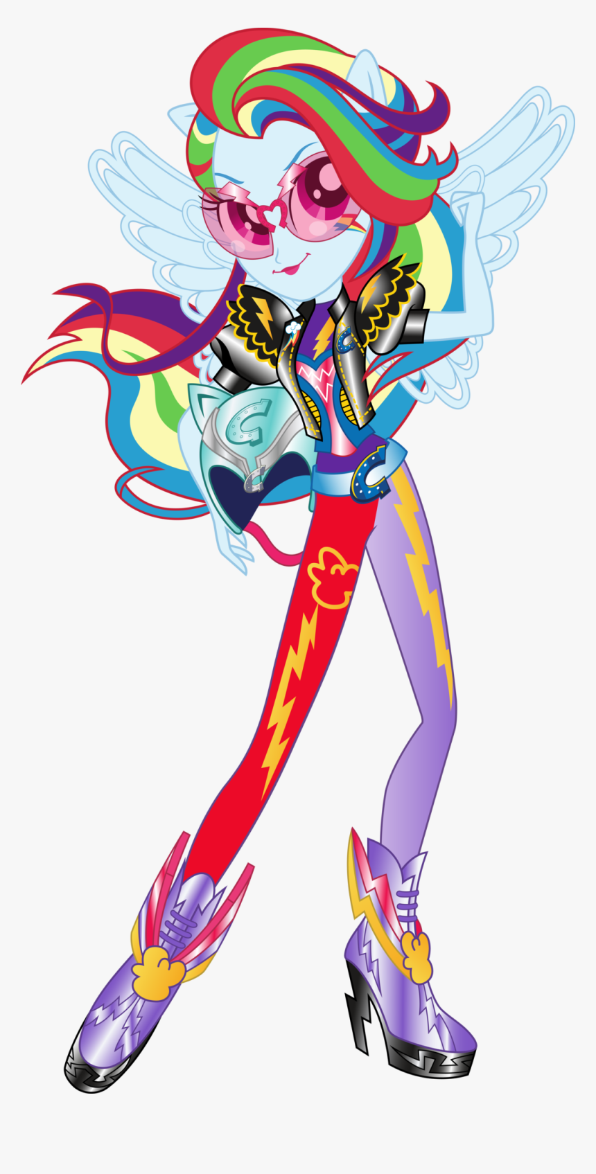 Equestria Girls Rainbow Dash Dress Up My Games 4 Girls - My Little Pony Equestria Girls Friendship Games Rainbow, HD Png Download, Free Download