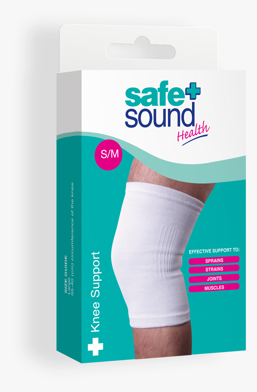 Safe And Sound Health"s Small/medium Knee Support - Safe Sound Uk, HD Png Download, Free Download