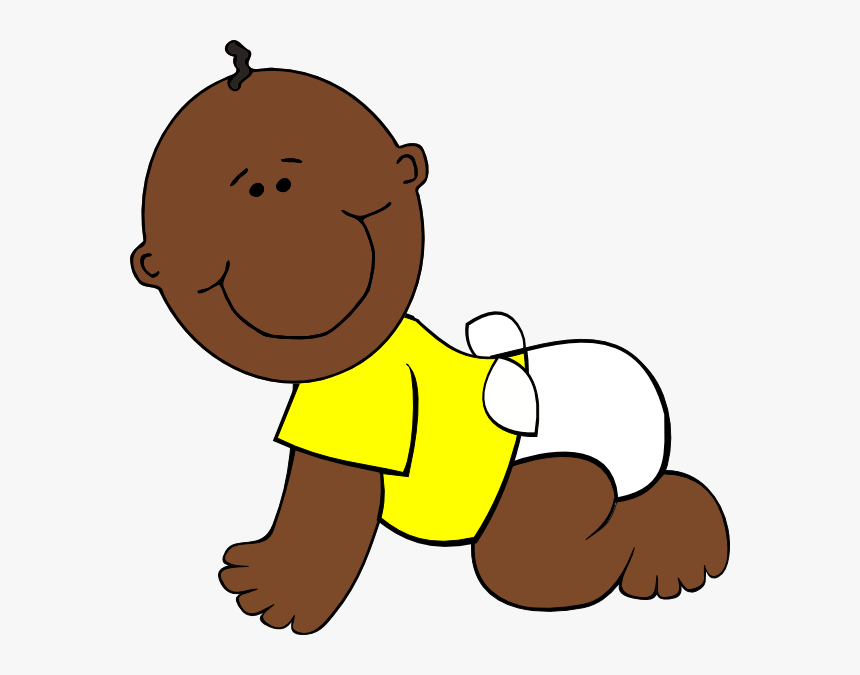 Baby Image Brown Svg Clip Arts - Baby Boy Clip Art, HD Png Download, Free Download