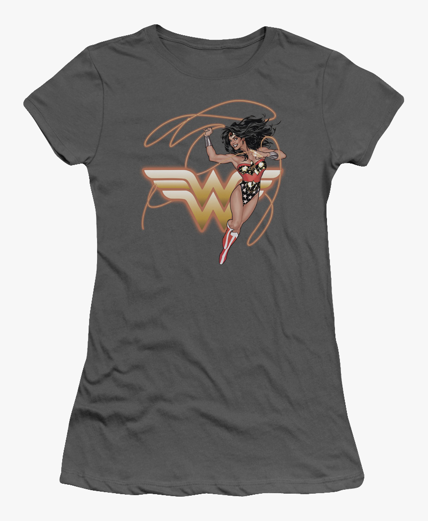 Junior Lasso Of Truth Wonder Woman Shirt - T-shirt, HD Png Download, Free Download