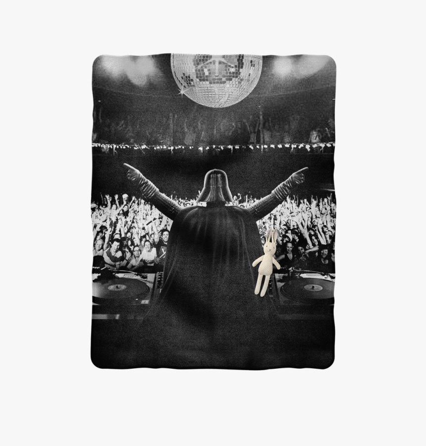 "party Vader Sublimation Baby Blanket - Monochrome, HD Png Download, Free Download