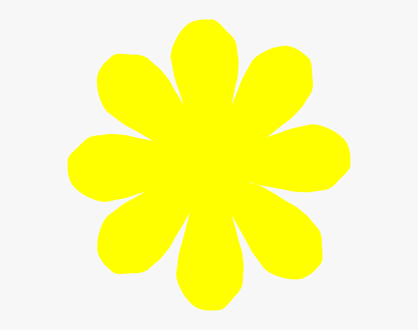 Yellow Flower Clip Art At Clker, HD Png Download, Free Download