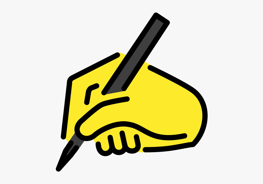 Logo Of A Writting Hand, HD Png Download, Free Download