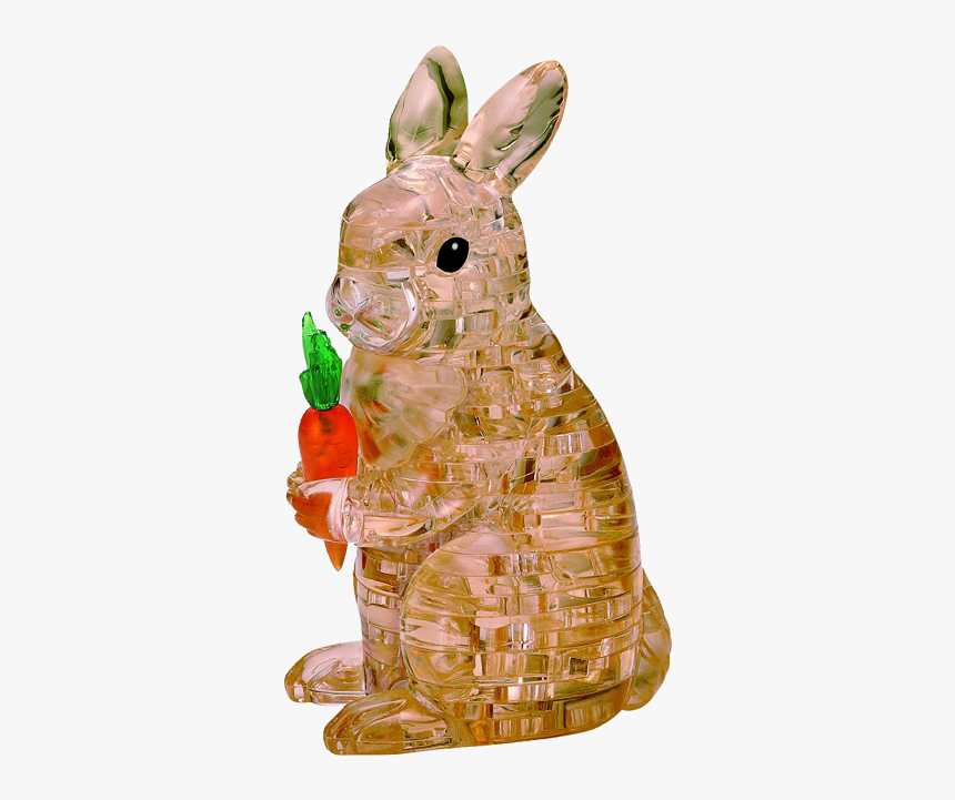 3d Crystal Puzzle - 3d Crystal Puzzle Rabbit, HD Png Download, Free Download
