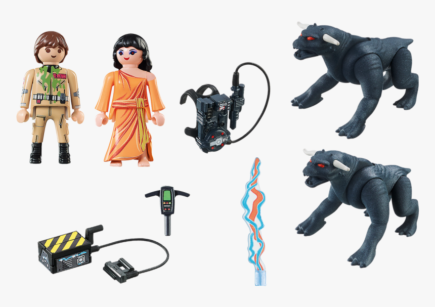 Playmobil 9220 Ghostbusters Peter Venkman And Terror - Playmobil Ghostbusters Terror Dogs, HD Png Download, Free Download