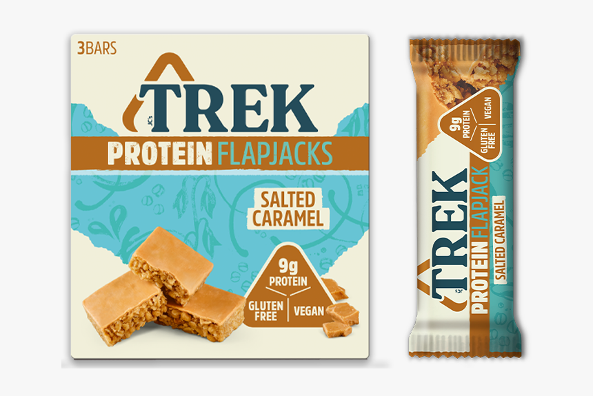 Salted Caramel - Trek Protein Flapjack, HD Png Download, Free Download