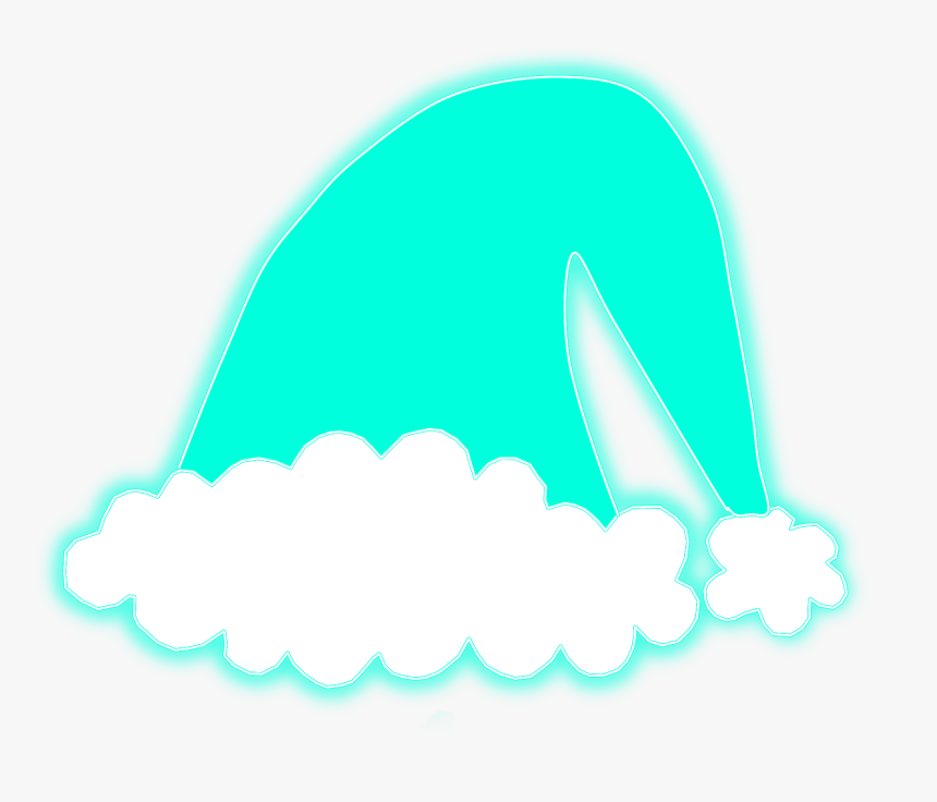 #santa #santahat #santaclaus #hat #christmas #green - Light, HD Png Download, Free Download