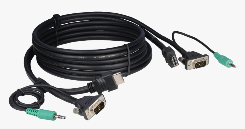 Hdmi Vga Audio Cable, HD Png Download, Free Download