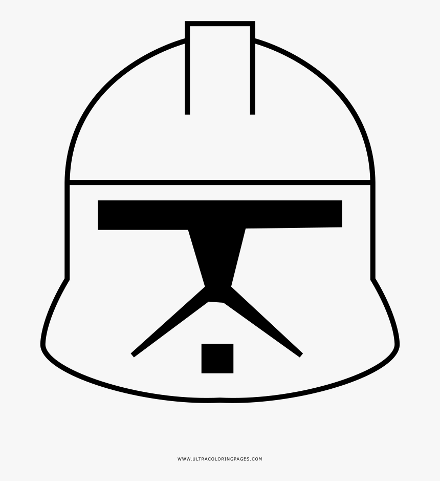 Storm Trooper Coloring Page - Line Art, HD Png Download, Free Download