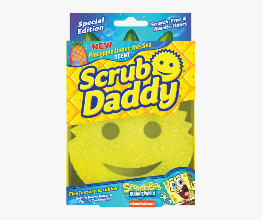 Sponge Bob Scrub Daddy Pineapple Scent - Scrub Daddy Spongebob, HD Png Download, Free Download