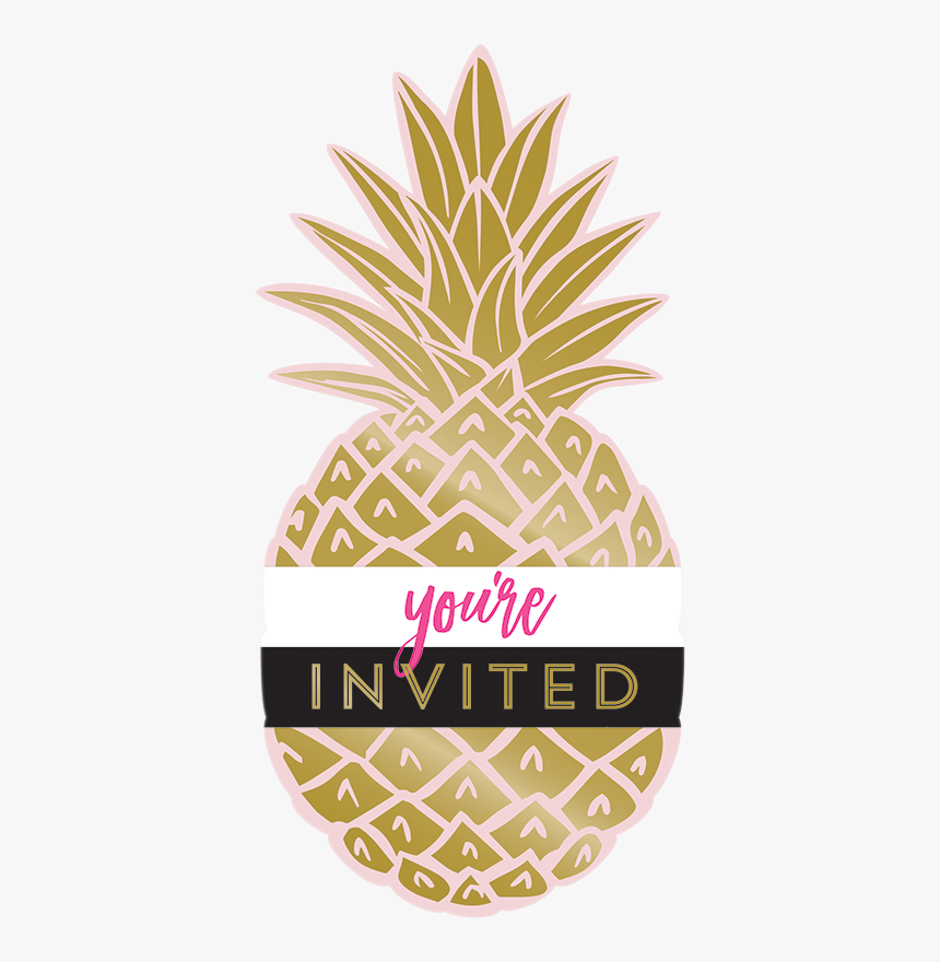 Invitations - Pineapple Clip Art Png, Transparent Png, Free Download