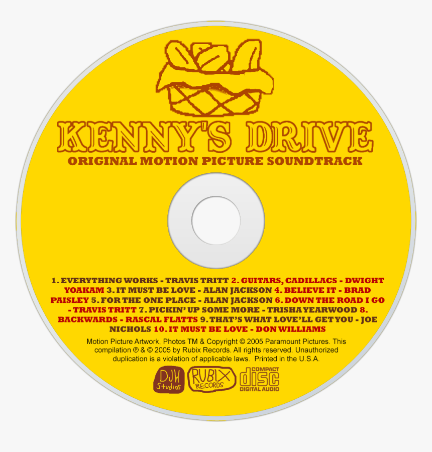 Kenny"s Drive Soundtrack Disc - Circle, HD Png Download, Free Download