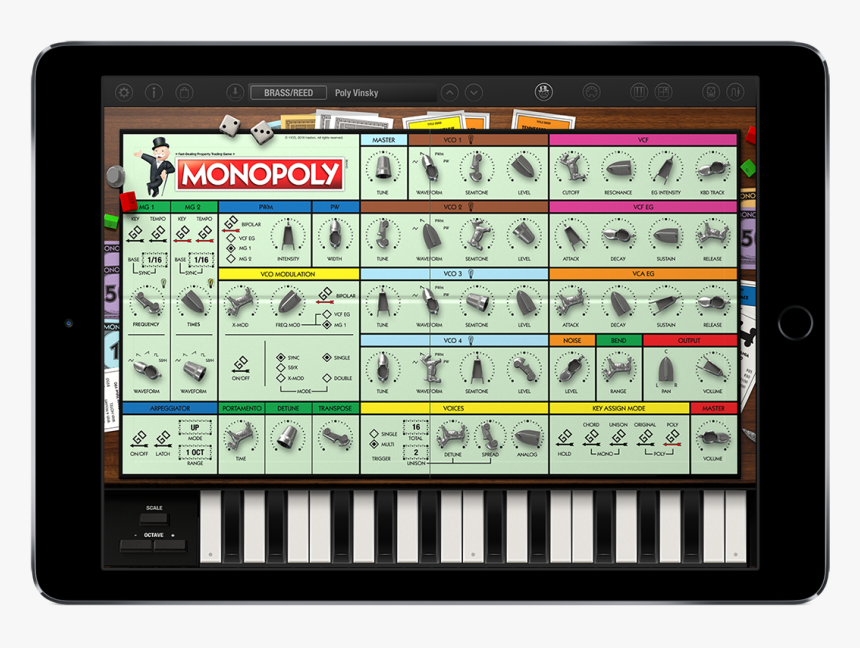 Korg Release Monopoly Version Of Their Mono/poly App - Korg Imonopoly, HD Png Download, Free Download