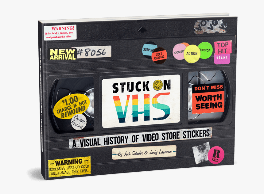 Stuck On Vhs A Visual History Of Video Store Stickers, HD Png Download, Free Download