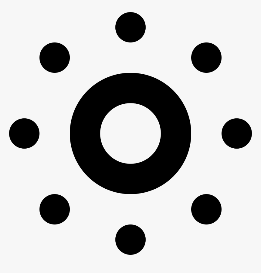 Circle With Dots Around - Icon, HD Png Download, Free Download