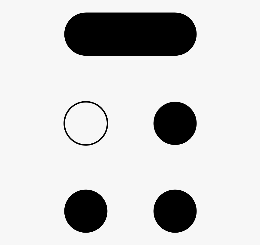 Braille Pattern Dots 356 Bars - Circle, HD Png Download, Free Download