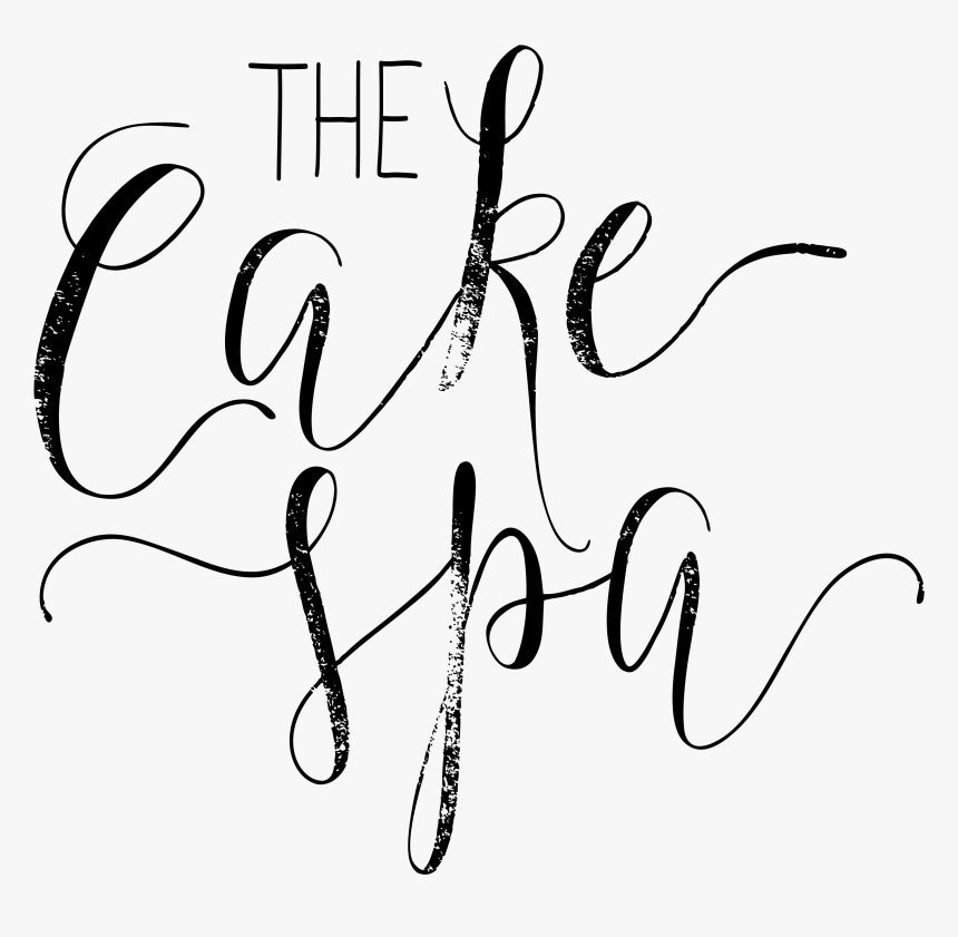 The Cake Spa - Calligraphy, HD Png Download, Free Download