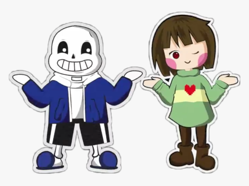 #undertale #sans #chara #¯ ツ / ¯ - Undertale, HD Png Download, Free Download