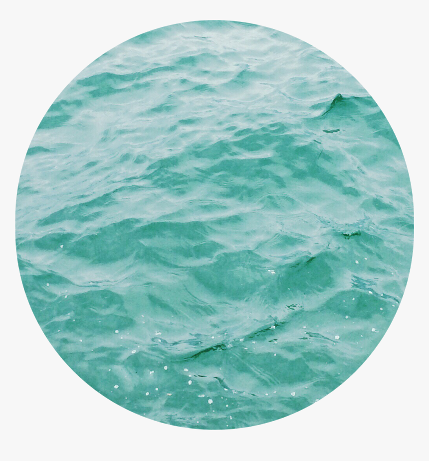 #teal #blue #green #water #circle #cute #overlay #icon - Circle, HD Png Download, Free Download