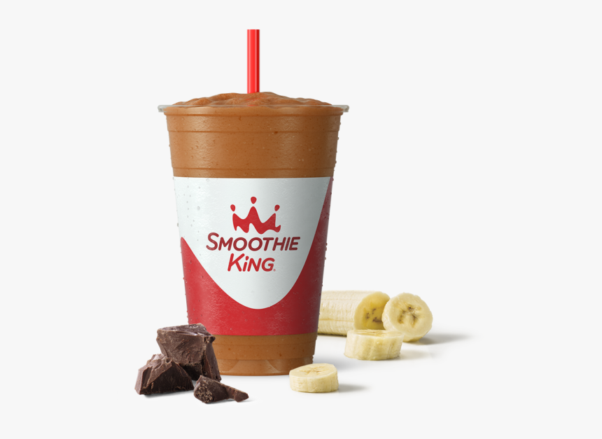 Sk Wellness Vegan Dark Chocolate Banana With Ingredients - Smoothie King Strawberry Smoothie, HD Png Download, Free Download