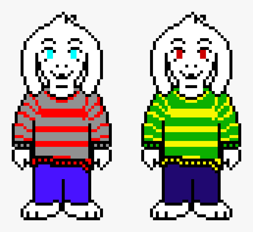 Asriel Undertale Pixel Art, HD Png Download, Free Download