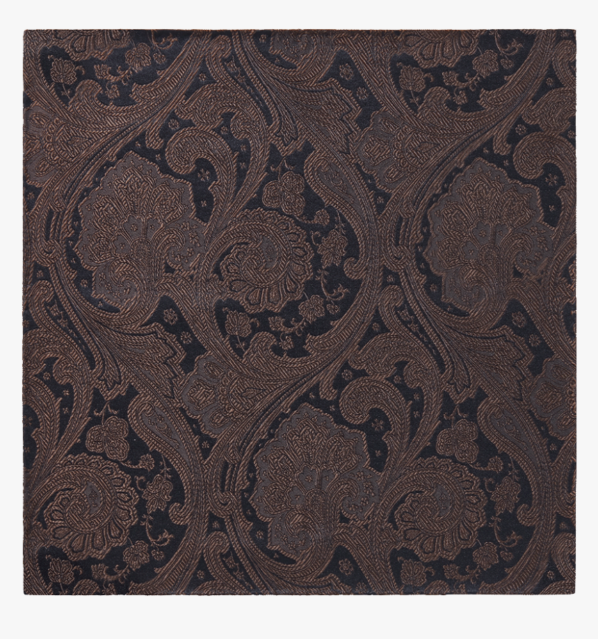 Jacquard Silk Pocket Square With Baroque Pattern - Carpet, HD Png Download, Free Download