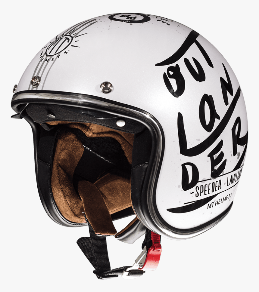 Mt Jet Le Mans 2 Sv Outlander A1 Blanco Perlado Brillo - Casco Moto Jet Mt, HD Png Download, Free Download