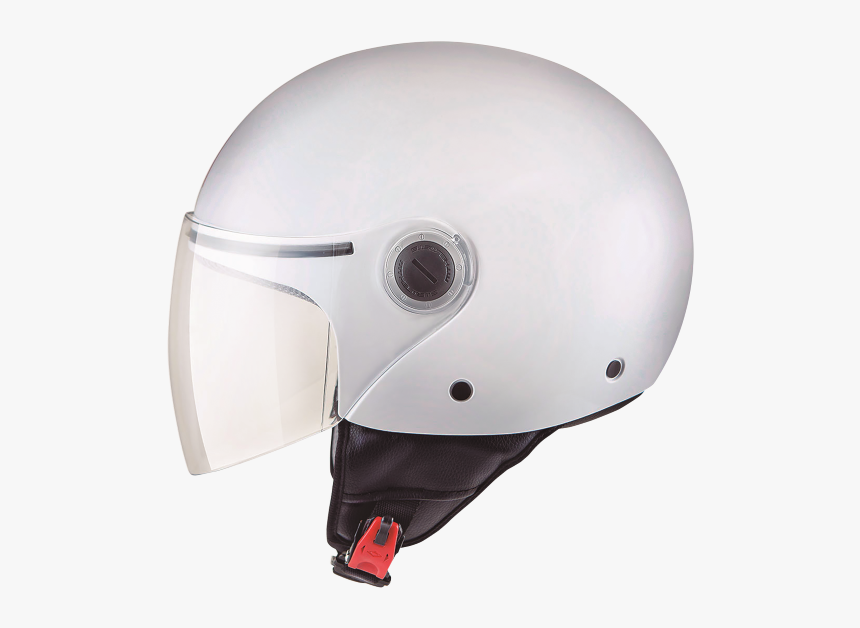 Mt Jet Street Jet Solid Blanco Perlado Brillo - Casco Abierto Blanco, HD Png Download, Free Download