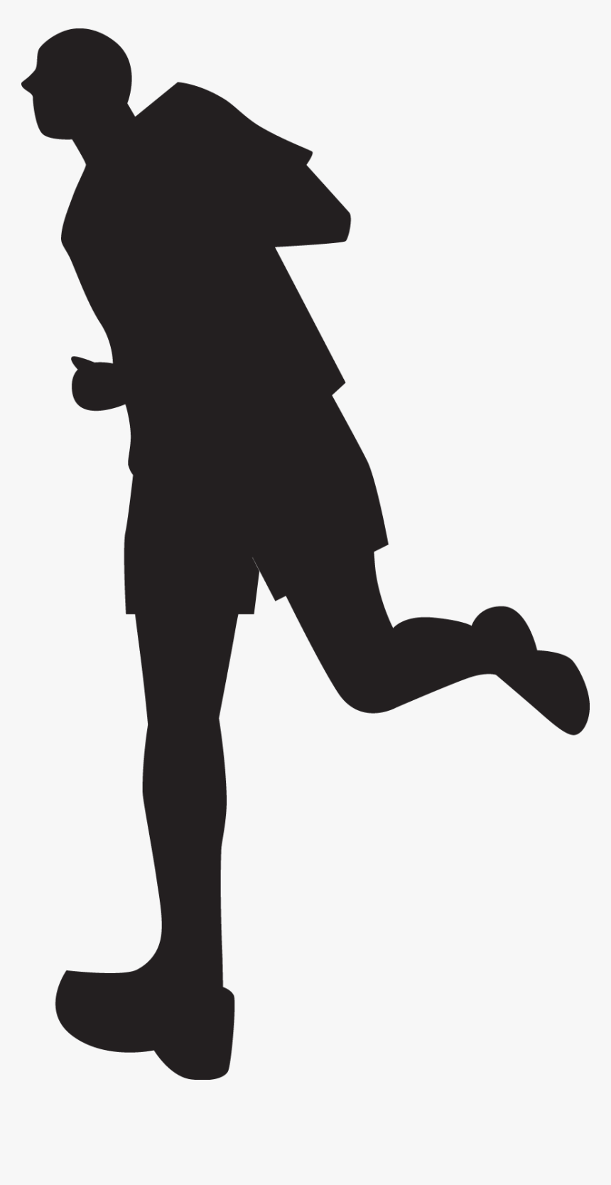 Sportsmen Silhouette Png - Illustration, Transparent Png, Free Download