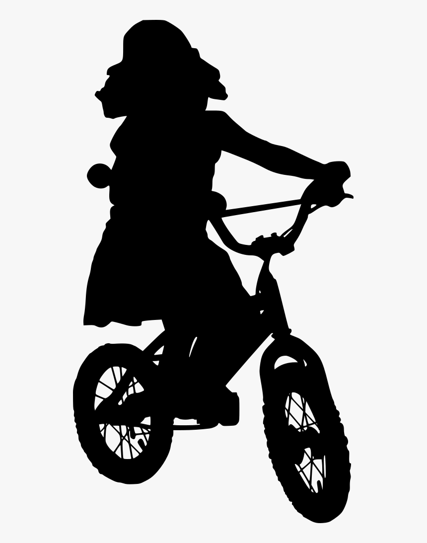 K#on Bike Silhouette 1 - Silhouette, HD Png Download, Free Download