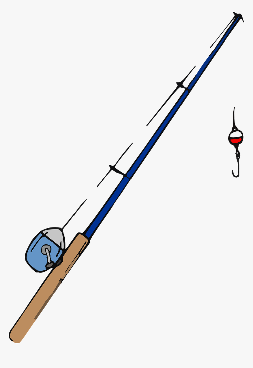 Fishing Rod Clipart, HD Png Download, Free Download