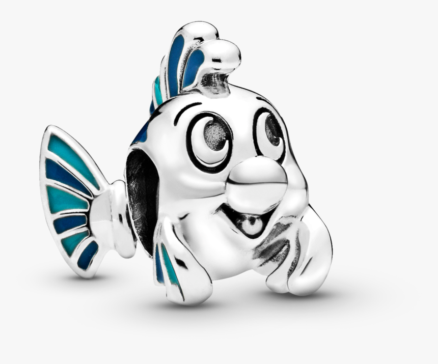 Disney The Little Mermaid Flounder Charm - Flounder Pandora Charm, HD Png Download, Free Download