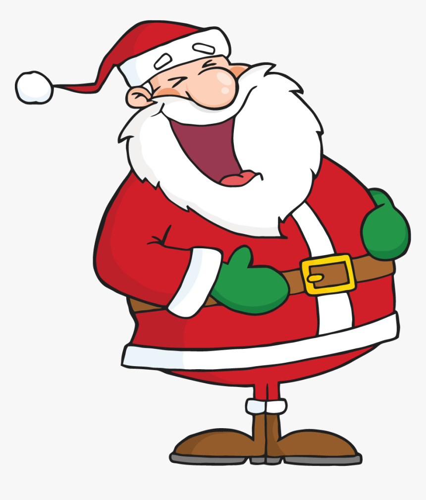 Christmas Santa Png Image Download - Laughing Santa Clipart, Transparent Png, Free Download