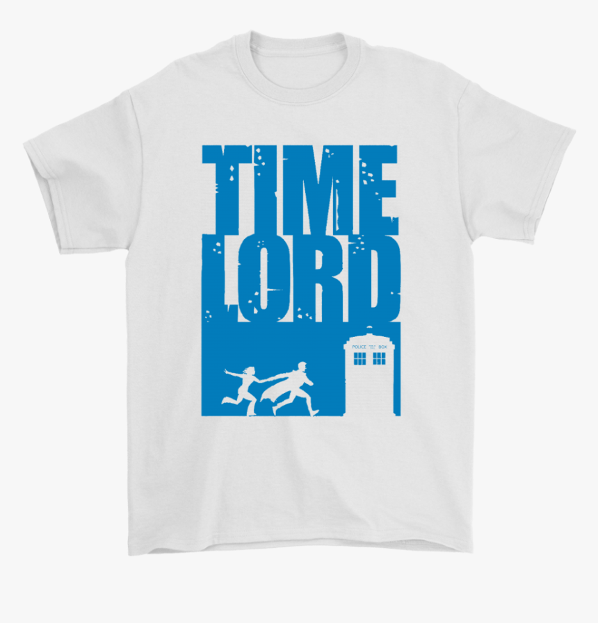 Time Lord Doctor Who Running To The Tardis Shirts - Active Shirt, HD Png Download, Free Download