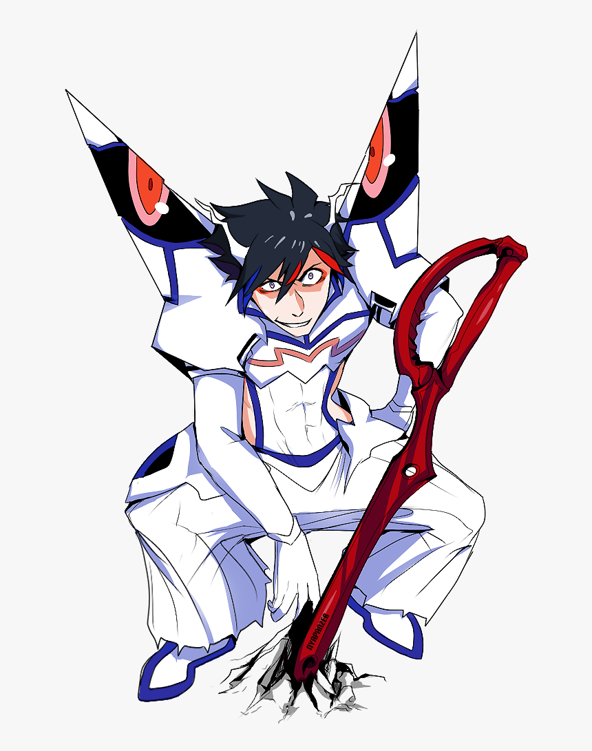 Junketsu Ryuko Genderbend , Png Download - Cartoon, Transparent Png, Free Download