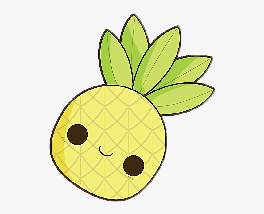 Transparent Pineapple Drawing Png - Kawaii Cute Easy Drawings, Png Download...