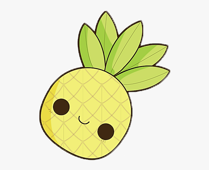 Transparent Pineapple Drawing Png - Kawaii Cute Easy Drawings, Png Download, Free Download