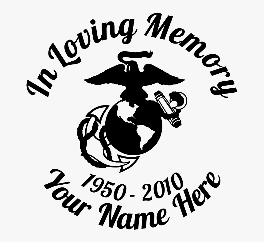 In Loving Memory Marines Sticker - Illustration, HD Png Download, Free Download