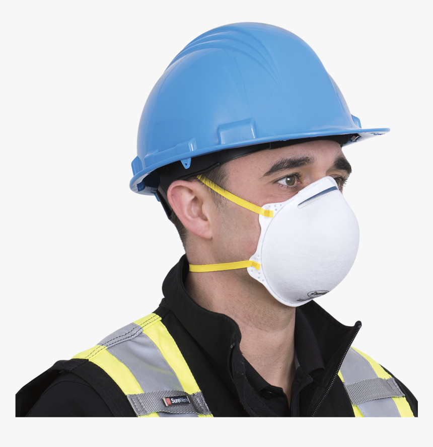 N95 Cone-shaped Respirators - Face Mask For Construction Workers, HD Png Download, Free Download