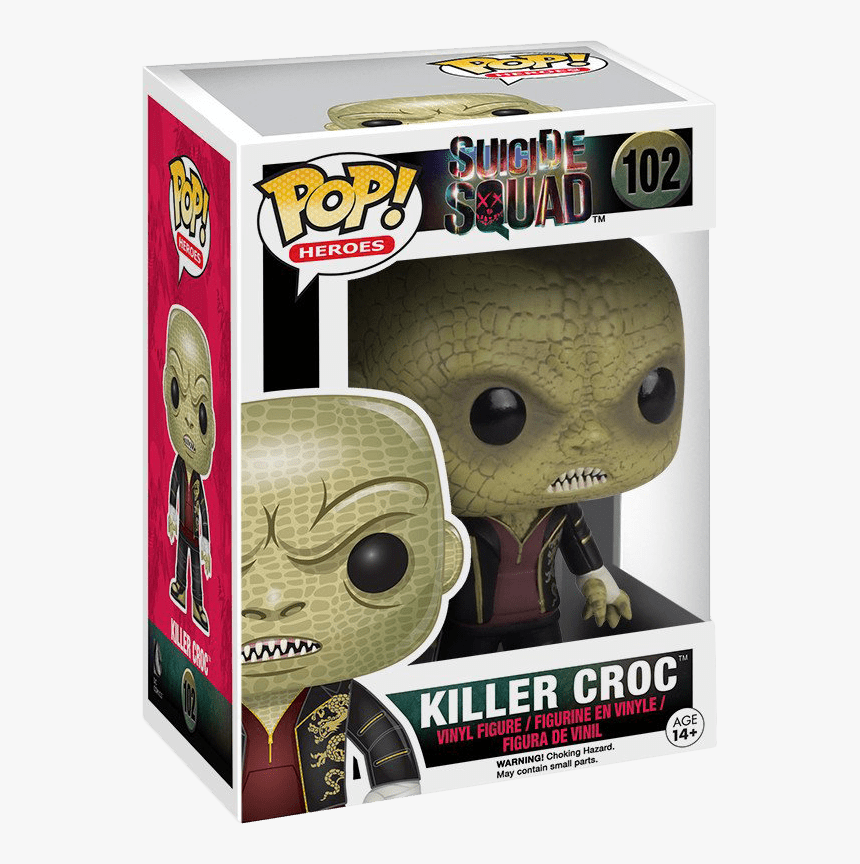 Funko Pop Heroes - Suicide Squad Killer Croc Pop, HD Png Download, Free Download