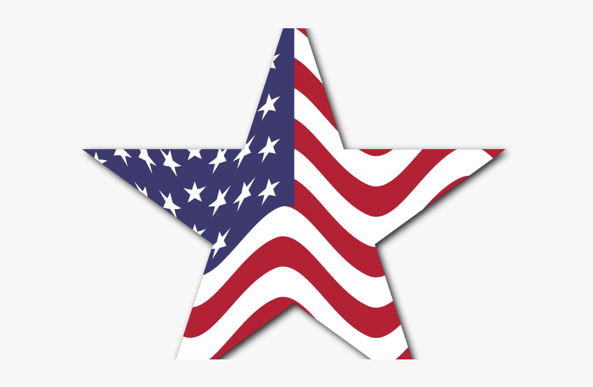 American Flag Star Png, Transparent Png, Free Download