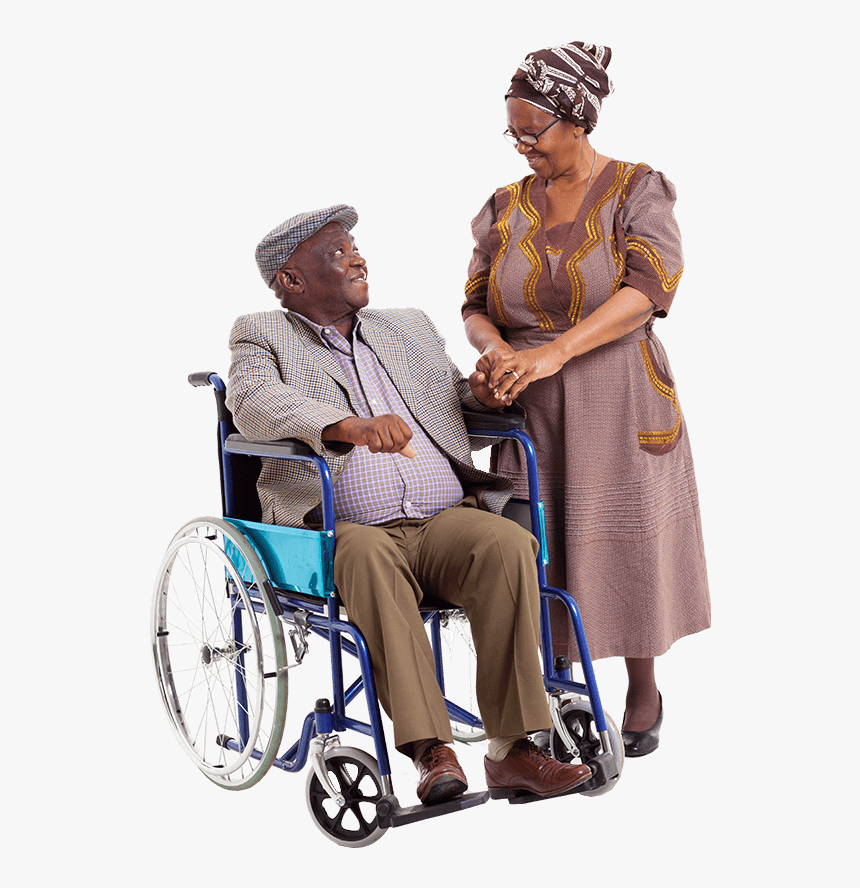 //www - Briaoftrinity - - African On Wheel Chair, HD Png Download, Free Download