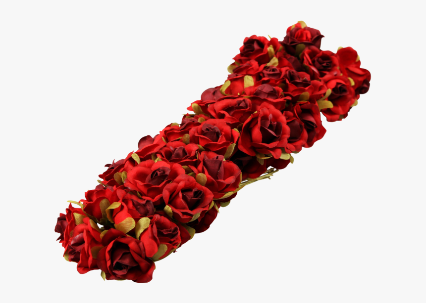 Corsage Roos Op Draad Ø 20mm,8 - Garden Roses, HD Png Download, Free Download