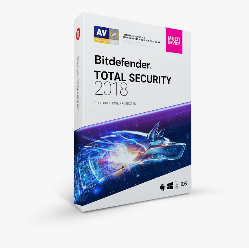 Bitdefender Total Security 2018 Key - Bitdefender Antivirus Plus 2018, HD Png Download, Free Download