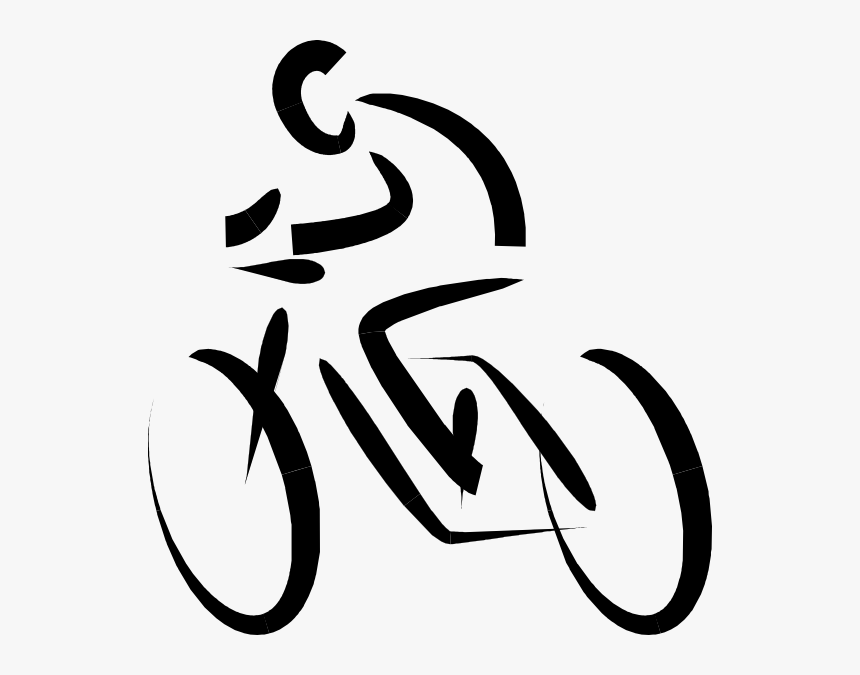 Clipart Of Crack, Riders And Cycles - Calligraphy, HD Png Download, Free Download