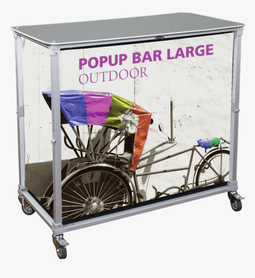 Popup Bar Large Angle - Portable Pop Up Bar, HD Png Download, Free Download