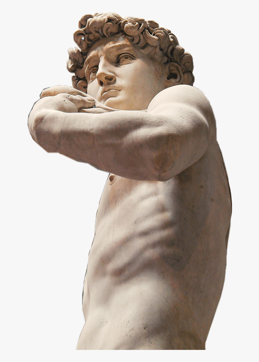 #art #statue #sculpture #david #michelangelo #italy - Statue Sculpture, HD Png Download, Free Download