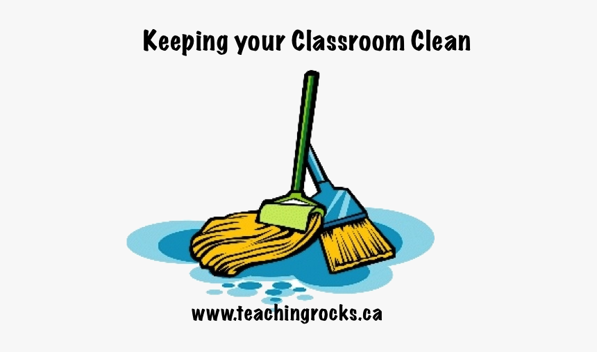 Clean Up Classroom Helper Clipart Clip Art Library - Mop Clip Art, HD Png Download, Free Download